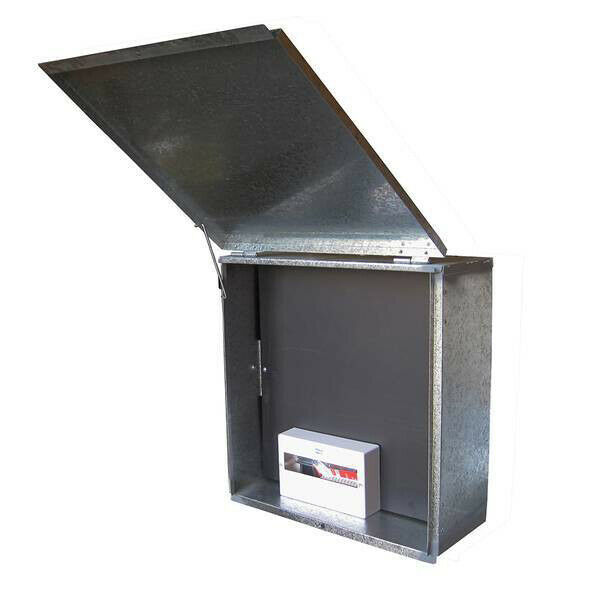 Image for Brick Cut-In, Meter Box With Insulated Panel & 10 To 12 Pole DIN Enclosure (only)
